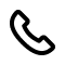 telephone icon, black