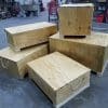wood boxes for concrete barrel large basin