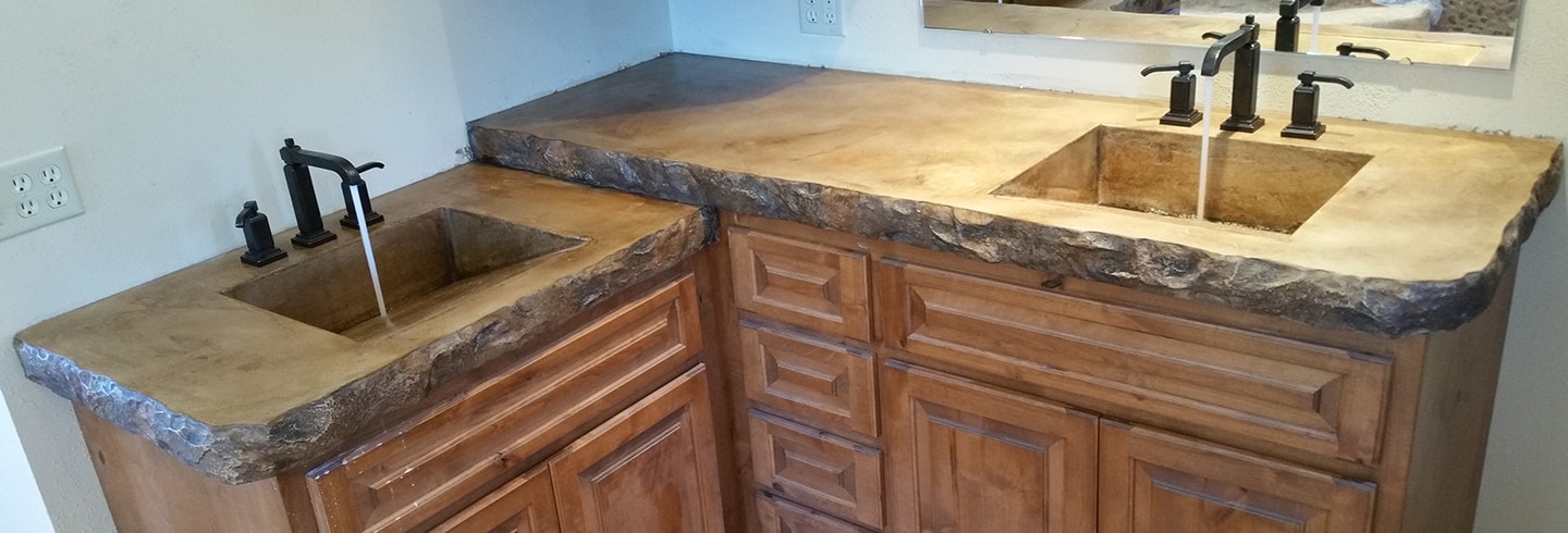 thick concrete countertops