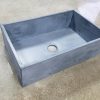 Apron Front Concrete Sink in shop