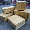 Concrete Sinks in wood boxes for transport
