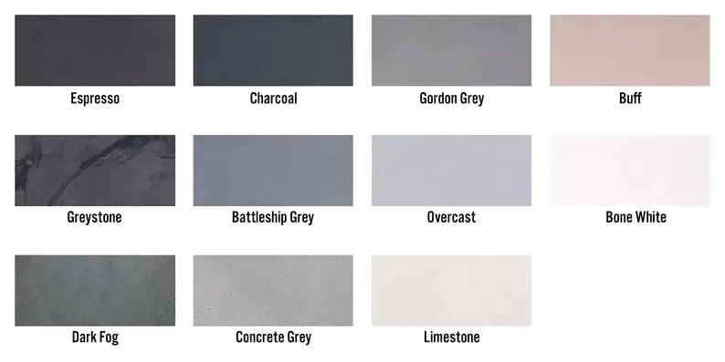 Color options for sinks