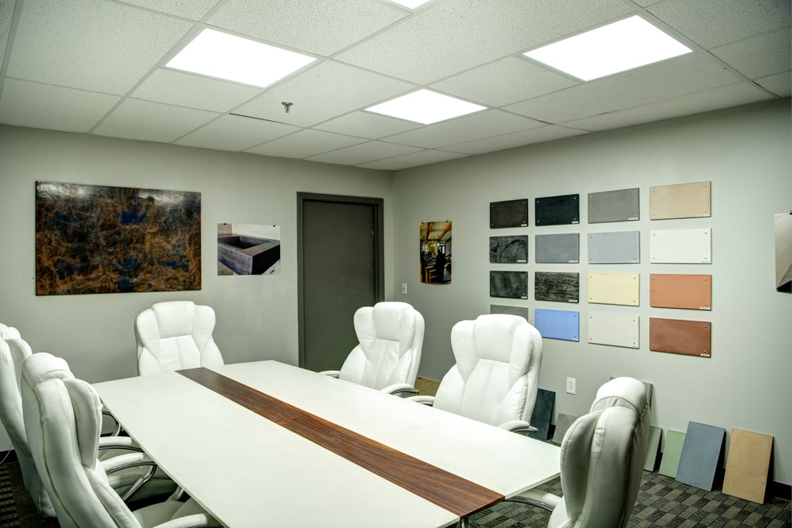 Concrete Designs Conference Room