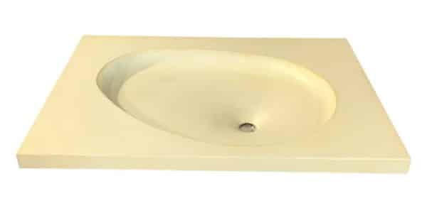 Concrete Sink with Egg Shpae, Single Basin