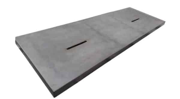 Double Concrete Vanity with Zero Depth
