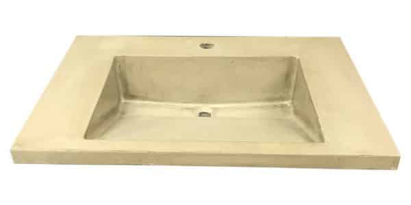 Ramp Sink with Standard Round Drain