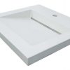 Shallow Concrete Ramp Sink with Slot Drain