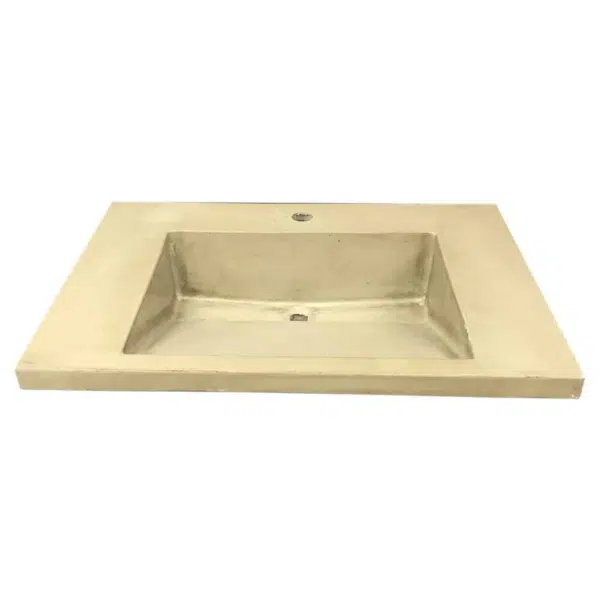 Concrete Ramp Sink with Standard Round Drain
