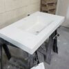 Rectangle Concrete Sink - Bathroom Vanity, Concrete Vanity, Bathroom Sink