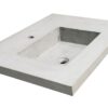 Rectangle Concrete Sink - Bathroom Vanity, Concrete Vanity, Bathroom Sink