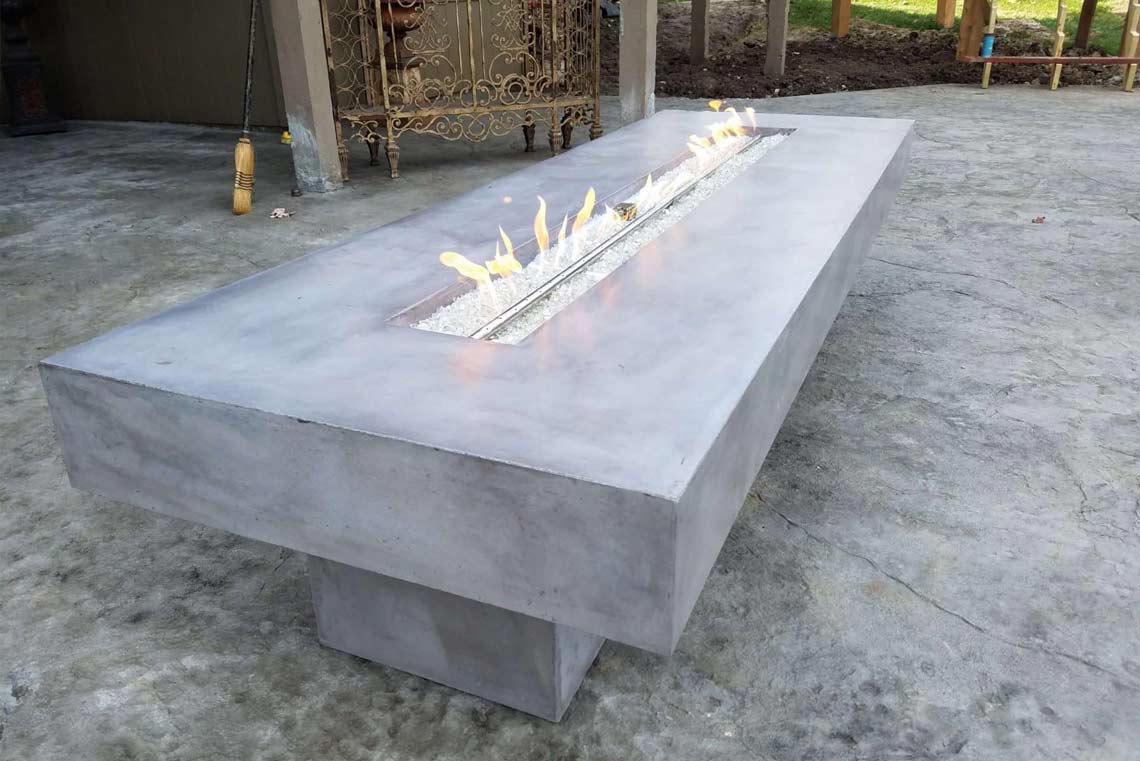 Lit Firepit